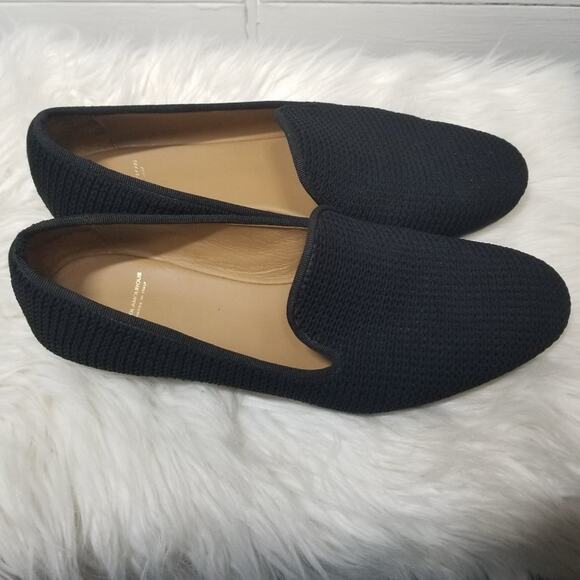 Superglamourous Harley Tricot Black Woven Slip On